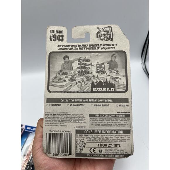 Hot Wheels Buggin' Out Series Radar Ranger Mattel 1:64 Scale Diecast mb721 - Picture 4 of 5